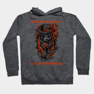 Nothing Personal Gorilla T-Shirt (Red Accent) Hoodie